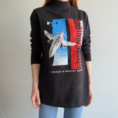 1980s Kennedy Space Center NASA F4 Long Sleeve T-Shirt with Sun Fading