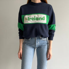 1980s Made In Ireland, Ireland Color Block Sweatshirt