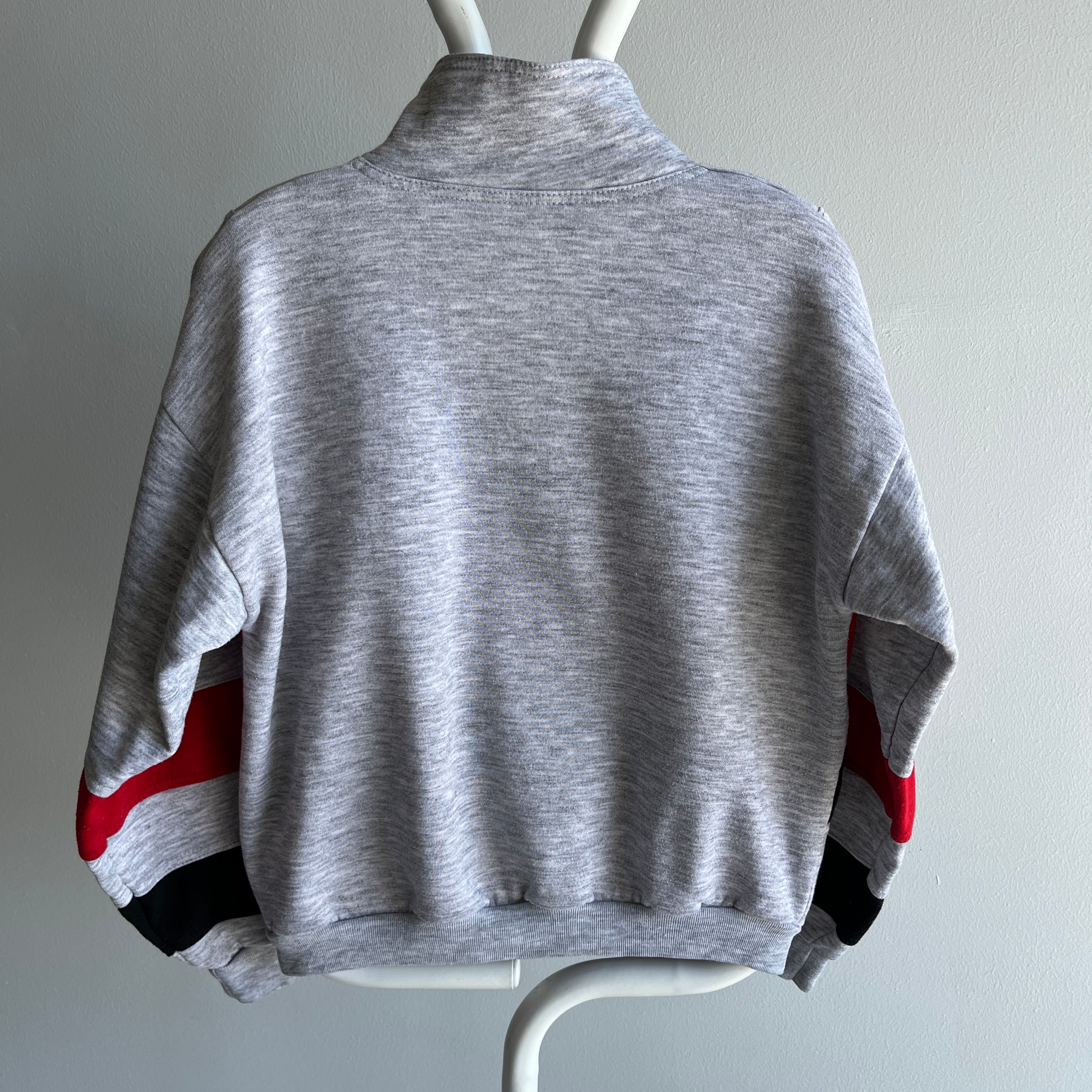 1980s 1/4 Zip Color Block Delight Sweatshirt