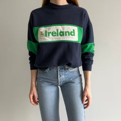 1980s Made In Ireland, Ireland Color Block Sweatshirt