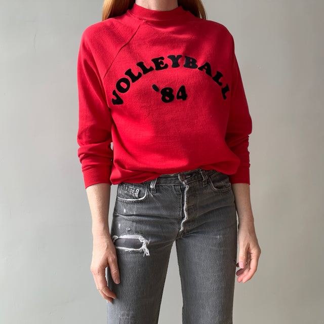 1984 DIY Volleyball Undefeated Sweatshirt