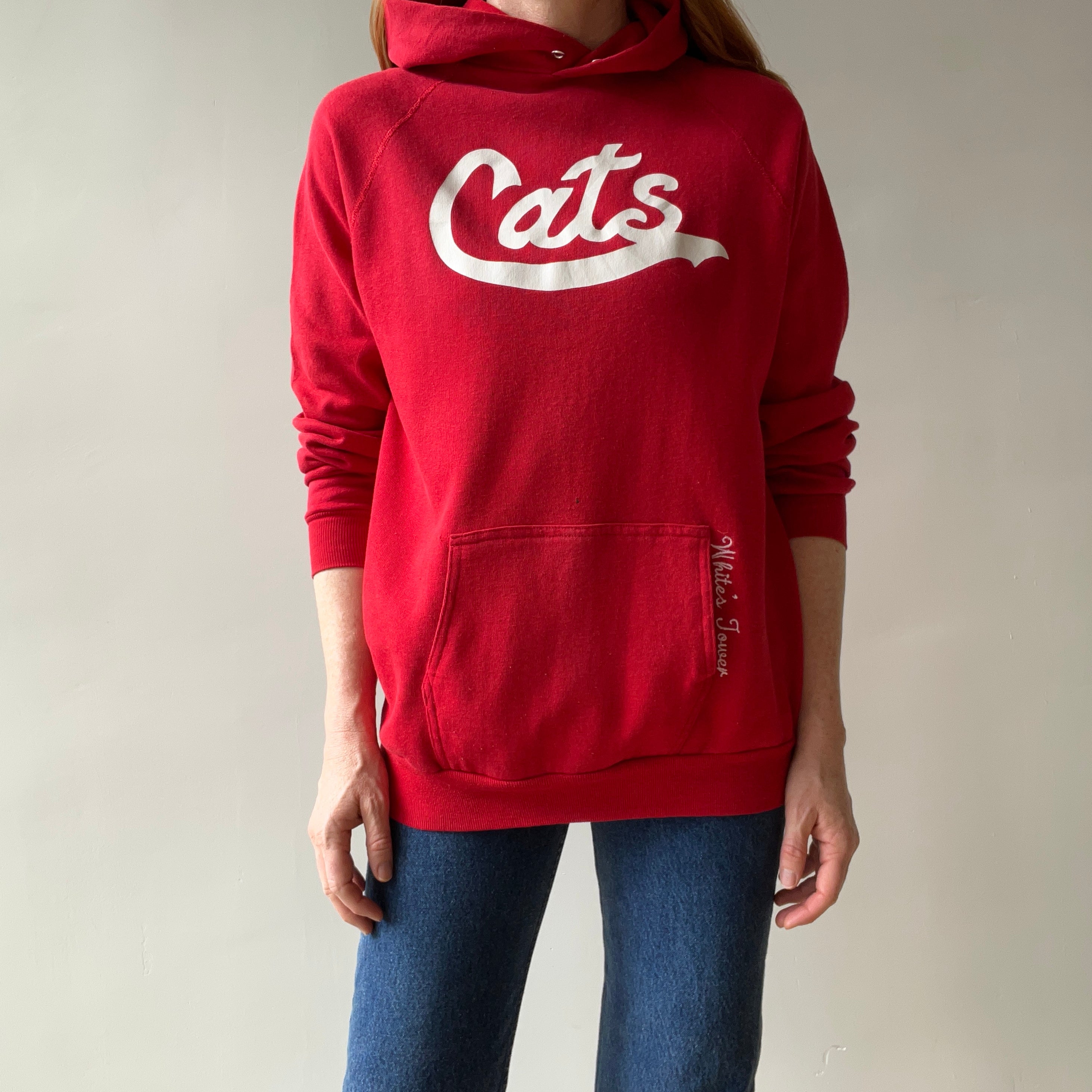 1980s Cats Pullover Hoodie