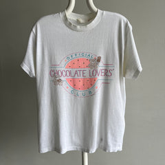 1986 Official Chocolate Lovers Club Paper Thin T-Shirt