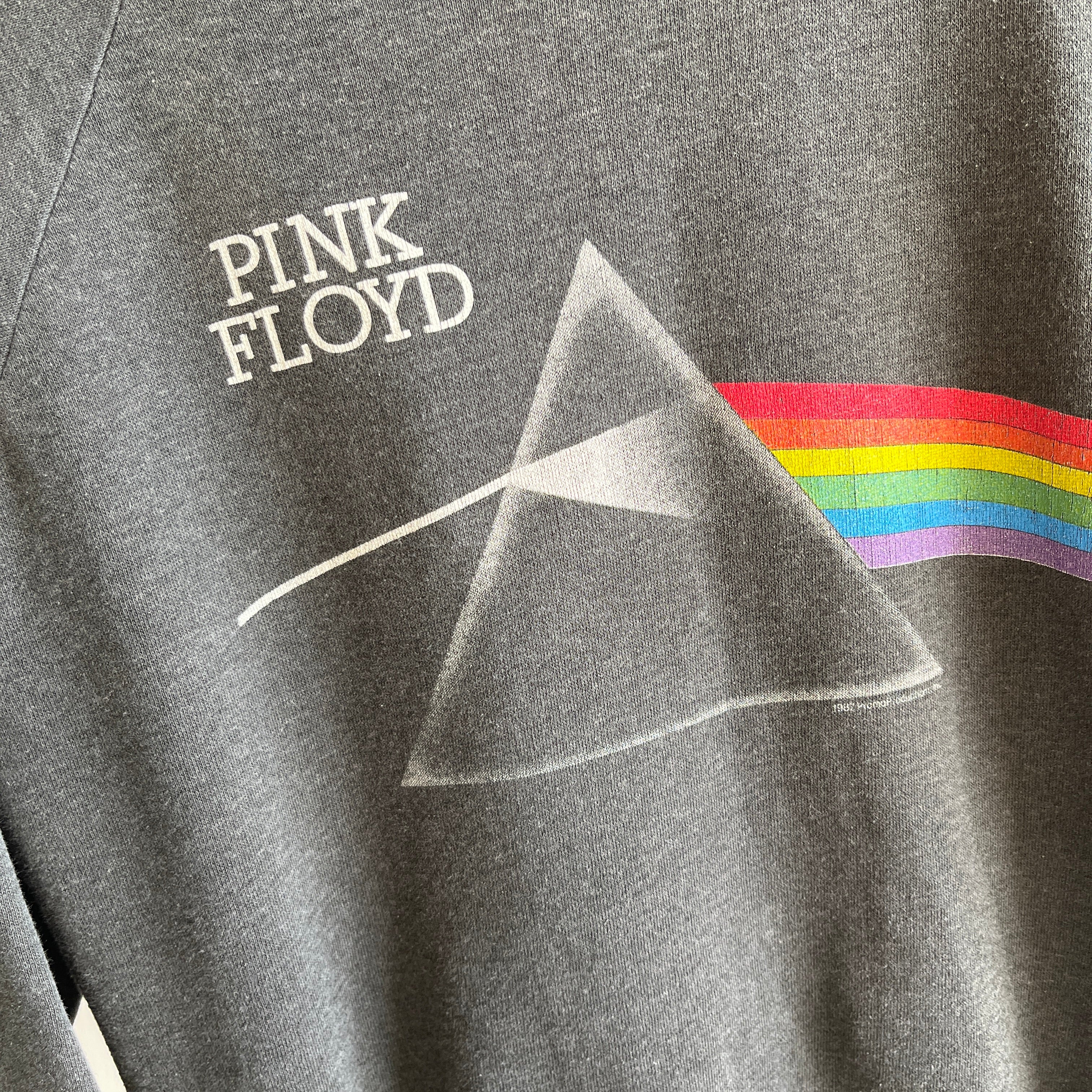 1987 Pink Floyd Front and Back Tour Sweatshirt on a Healthknit !!!