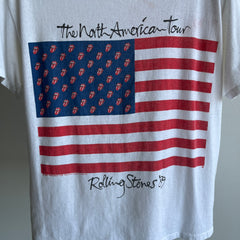 1989 Rolling Stones The North American Tour T-Shirt (Front and back)