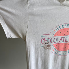 1986 Official Chocolate Lovers Club Paper Thin T-Shirt