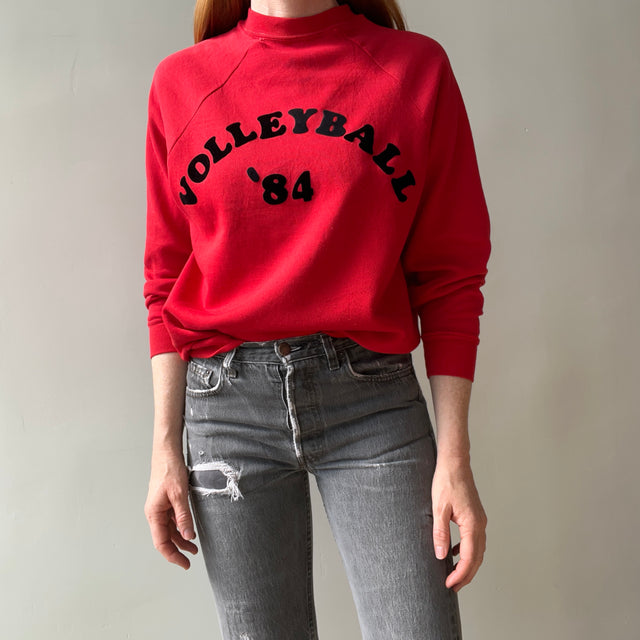 1984 DIY Volleyball Undefeated Sweatshirt