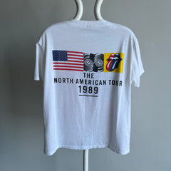 1989 Rolling Stones The North American Tour T-Shirt (Front and back)