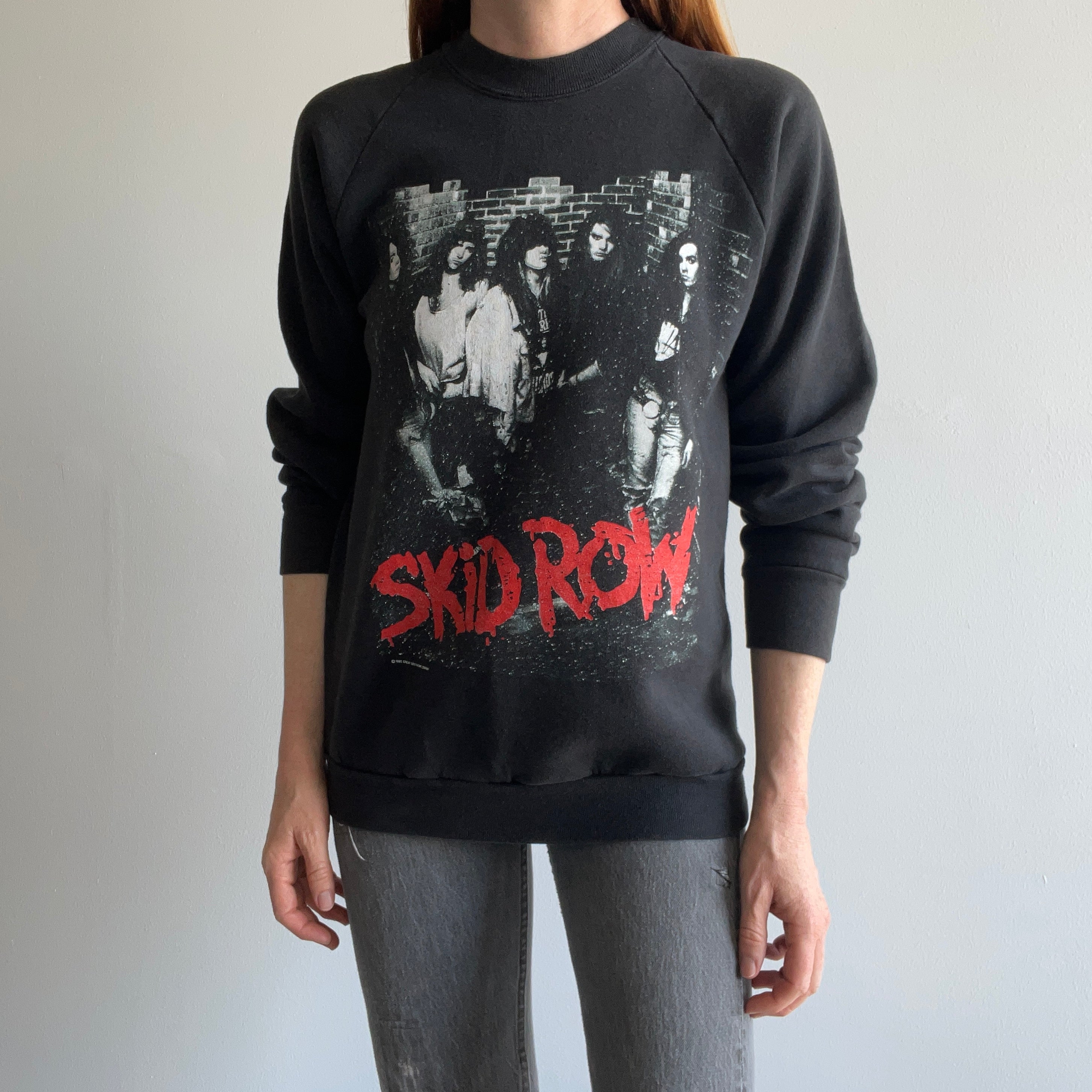 1990 Skid Row Self Titled Album Sweatshirt