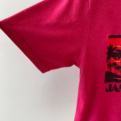 1970s Jamaican Sunset Cut Hem T Shirt