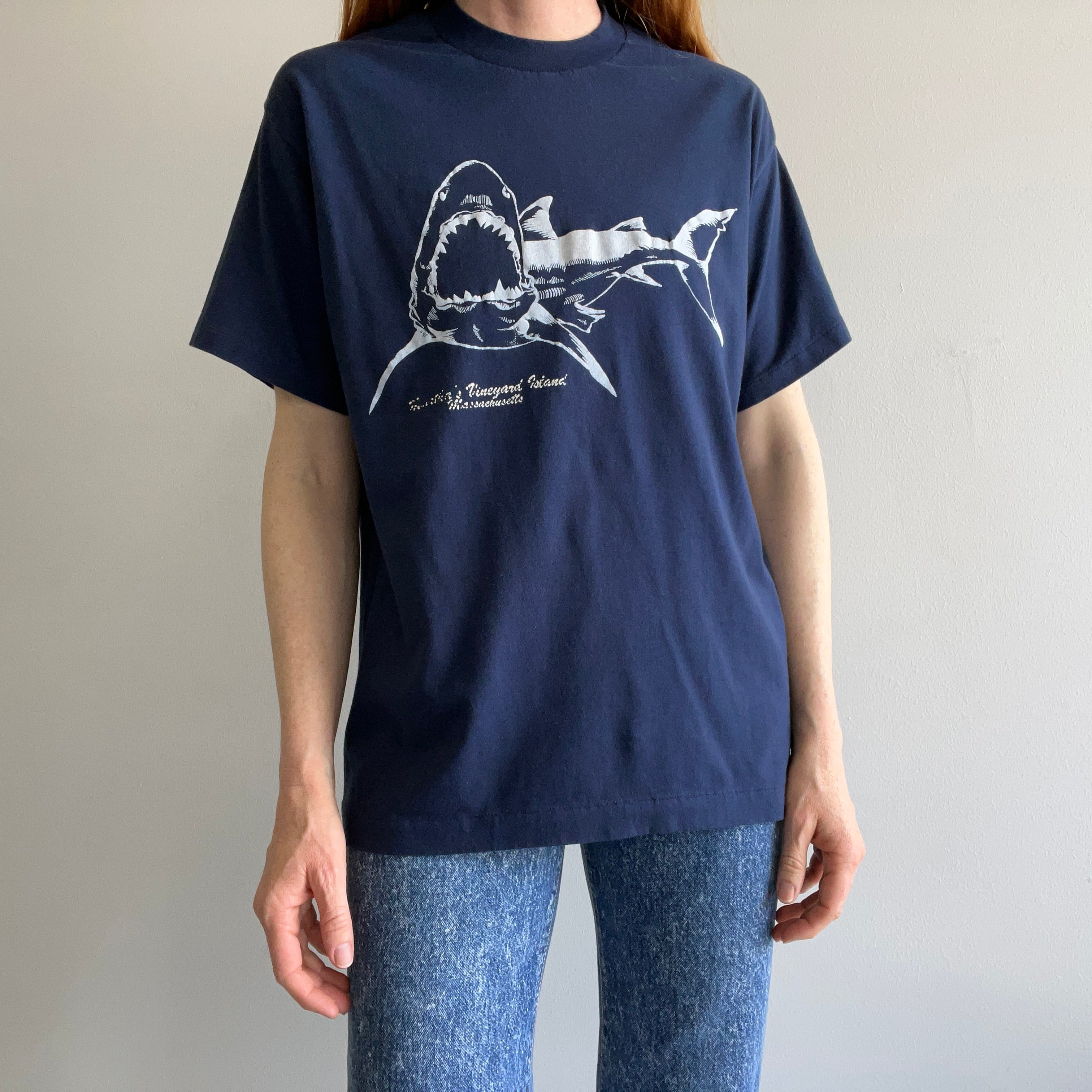 1980/90s Martha's Vineyard Shark T-Shirt