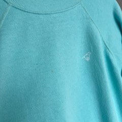 1970s/80s Wrangler Sweatshirt in Aqua Blue