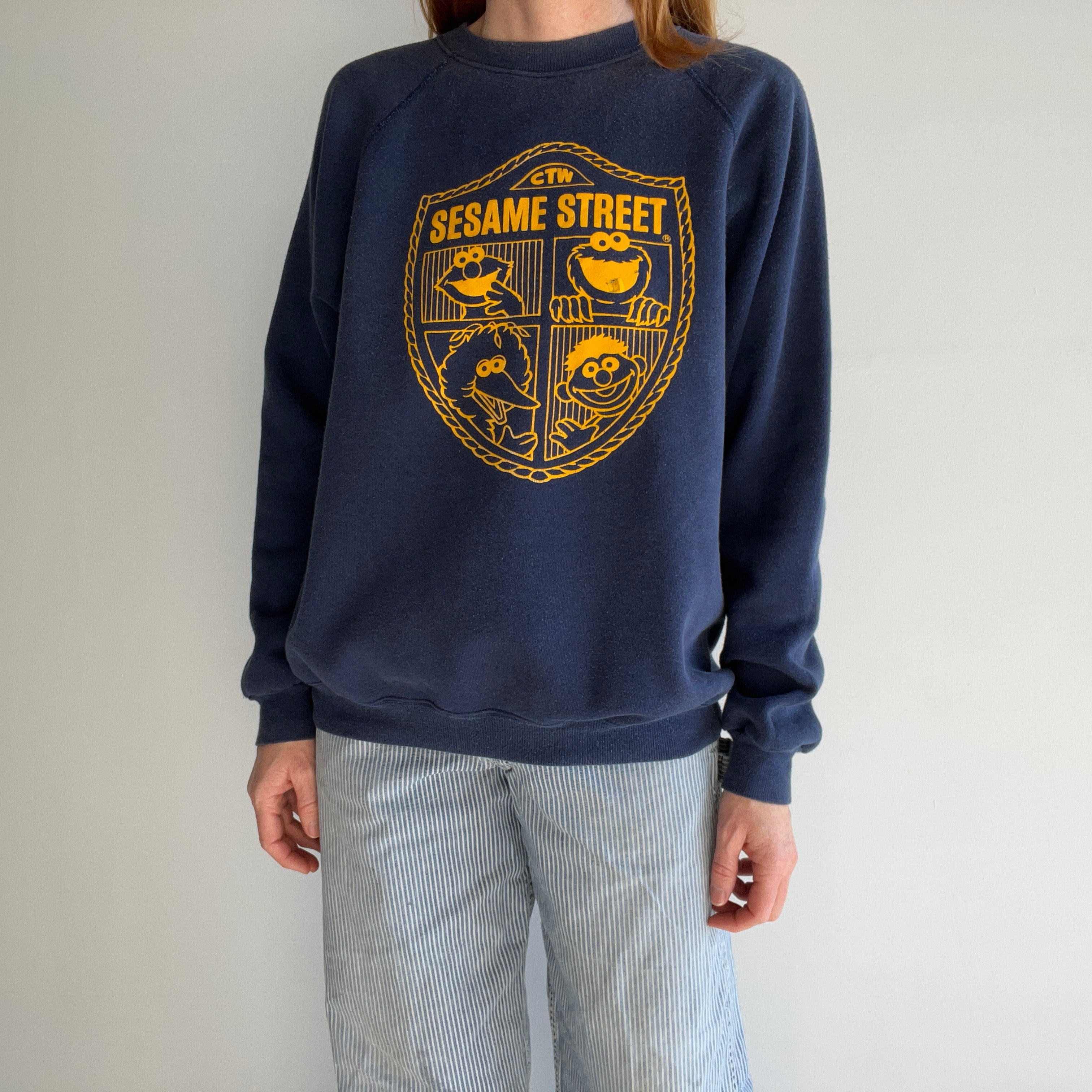 1980s Sesame Street Sweatshirt - WOWZA