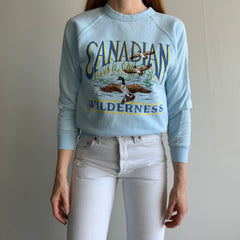 1980s Canadian Wilderness Rolled Neck Sweatshirt