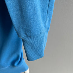 1970s Blank Big Sky Blue Raglan by Sportswear - Contrast Stitching