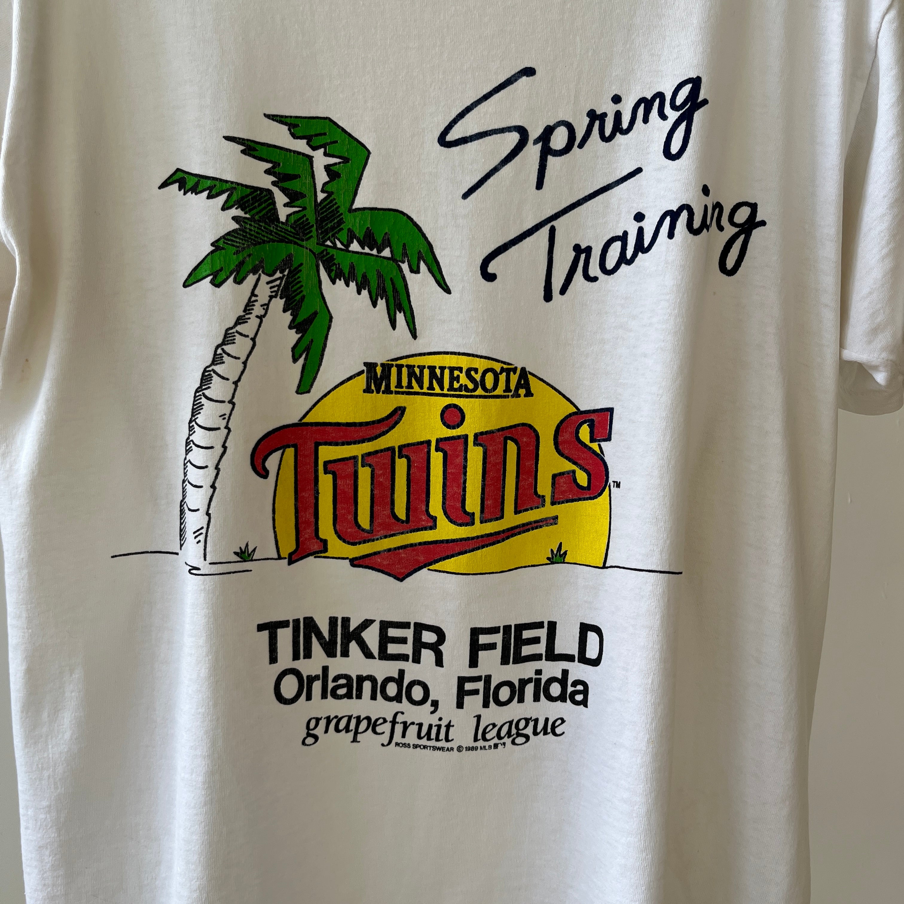 1989 Minnesota Twins Spring Training T Shirt