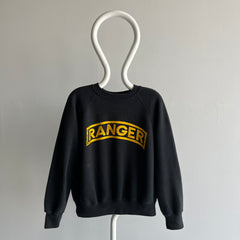 1980s Ranger Sweatshirt with EPIC Sun Fading on the Backside