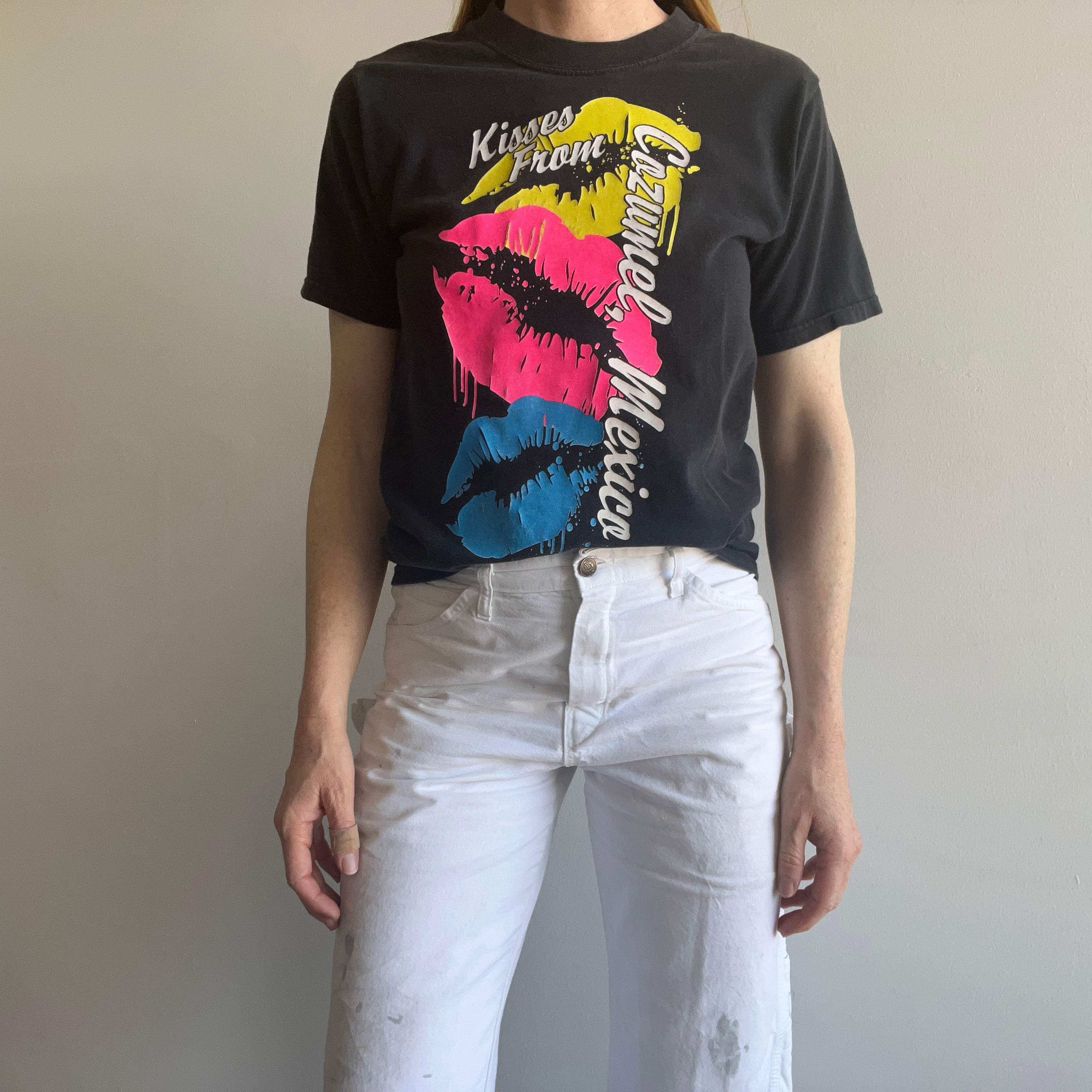 1990/2000s Kisses from Cozumel, Mexico T-Shirt