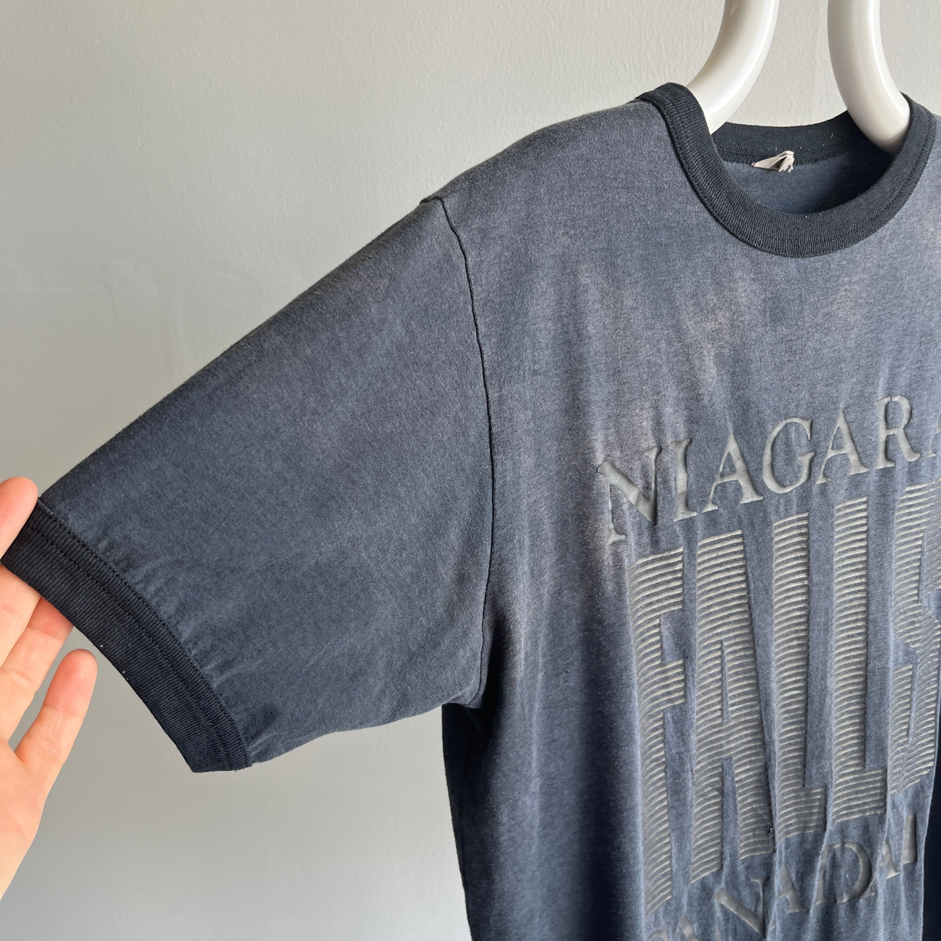 1980s Sun Faded Niagara Falls Ring T-Shirt