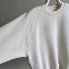 1980s Off White/Natural Sweatshirt by Jerzees