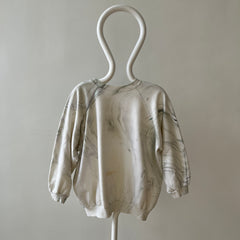 1980s/90s Marble Tie Dye Raglan Sweatshirt - Personal Collection Piece