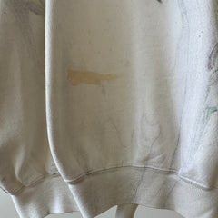 1980s/90s Marble Tie Dye Raglan Sweatshirt - Personal Collection Piece