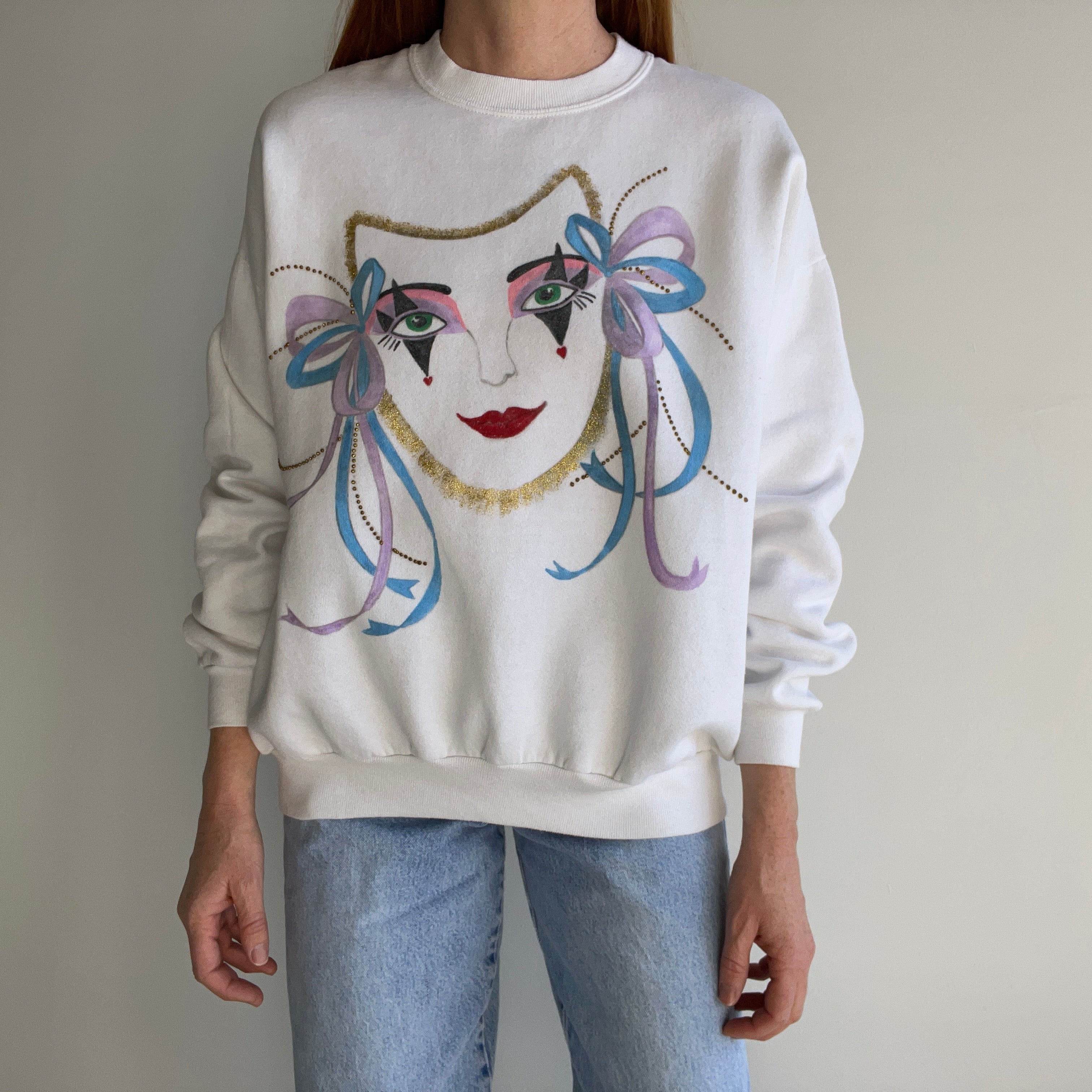 1980s DIY Masquerade Sweatshirt - WOW