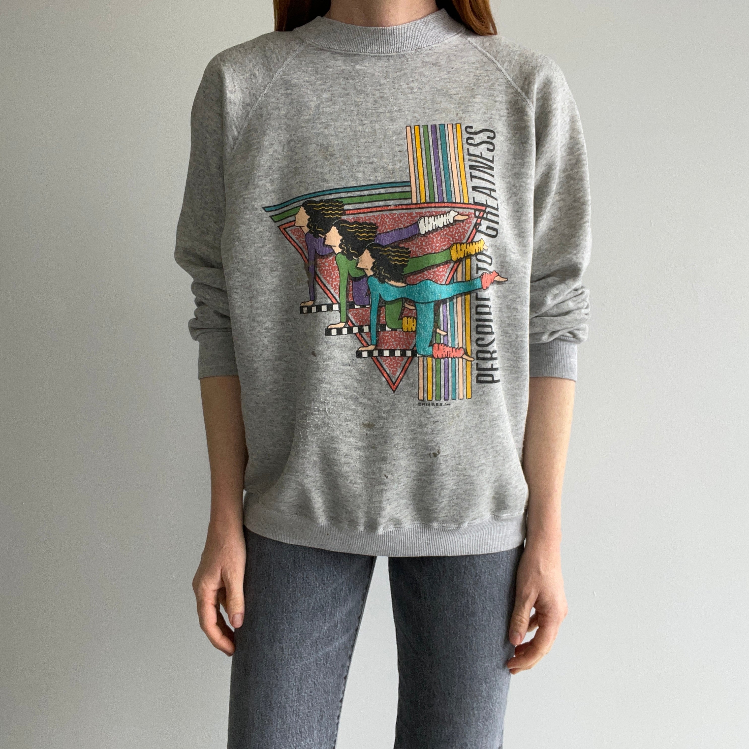 1988 Perspire To Greatness EPIC Sweatshirt - The Leg Warmers!