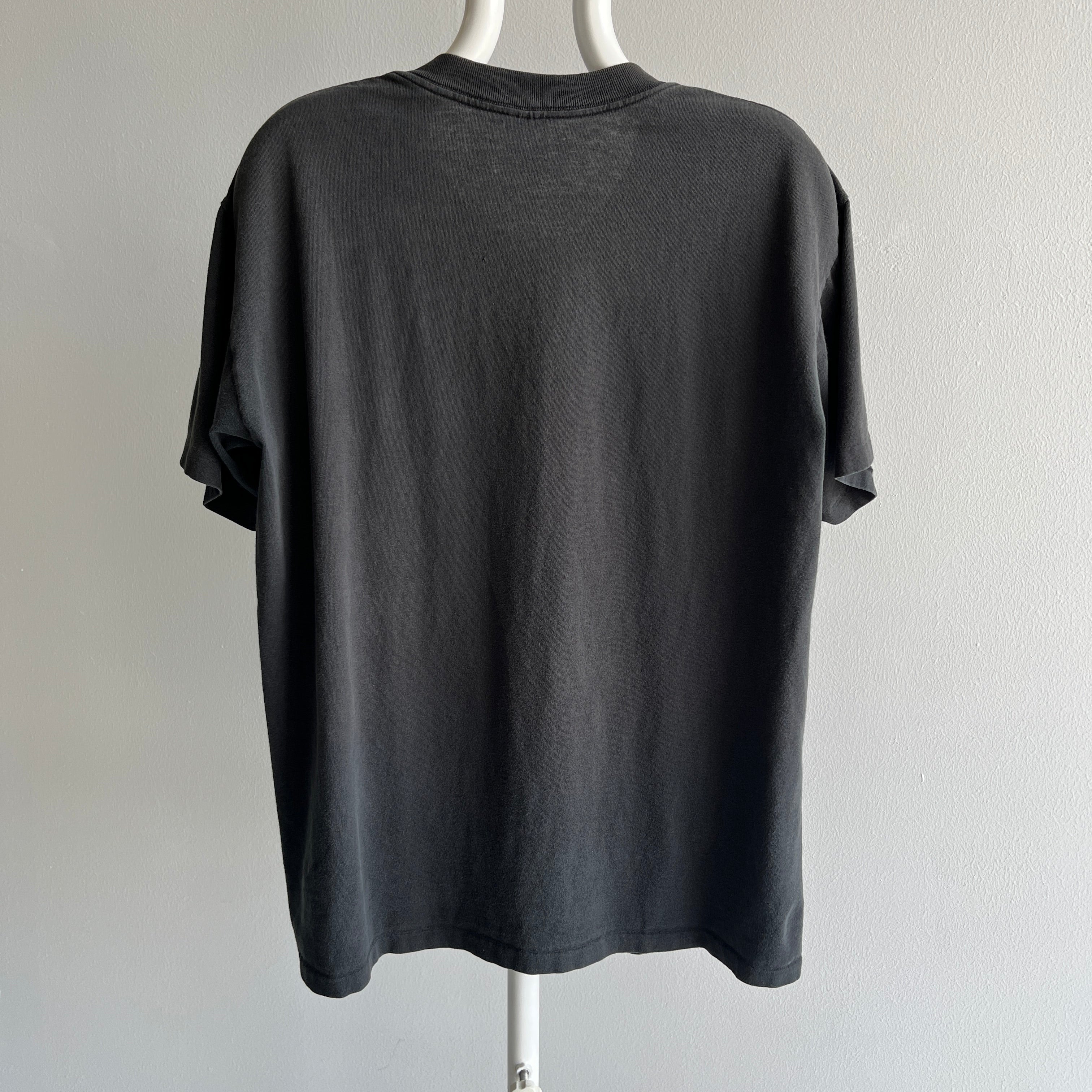 1980s Faded Blank Black Duke T-Shirt