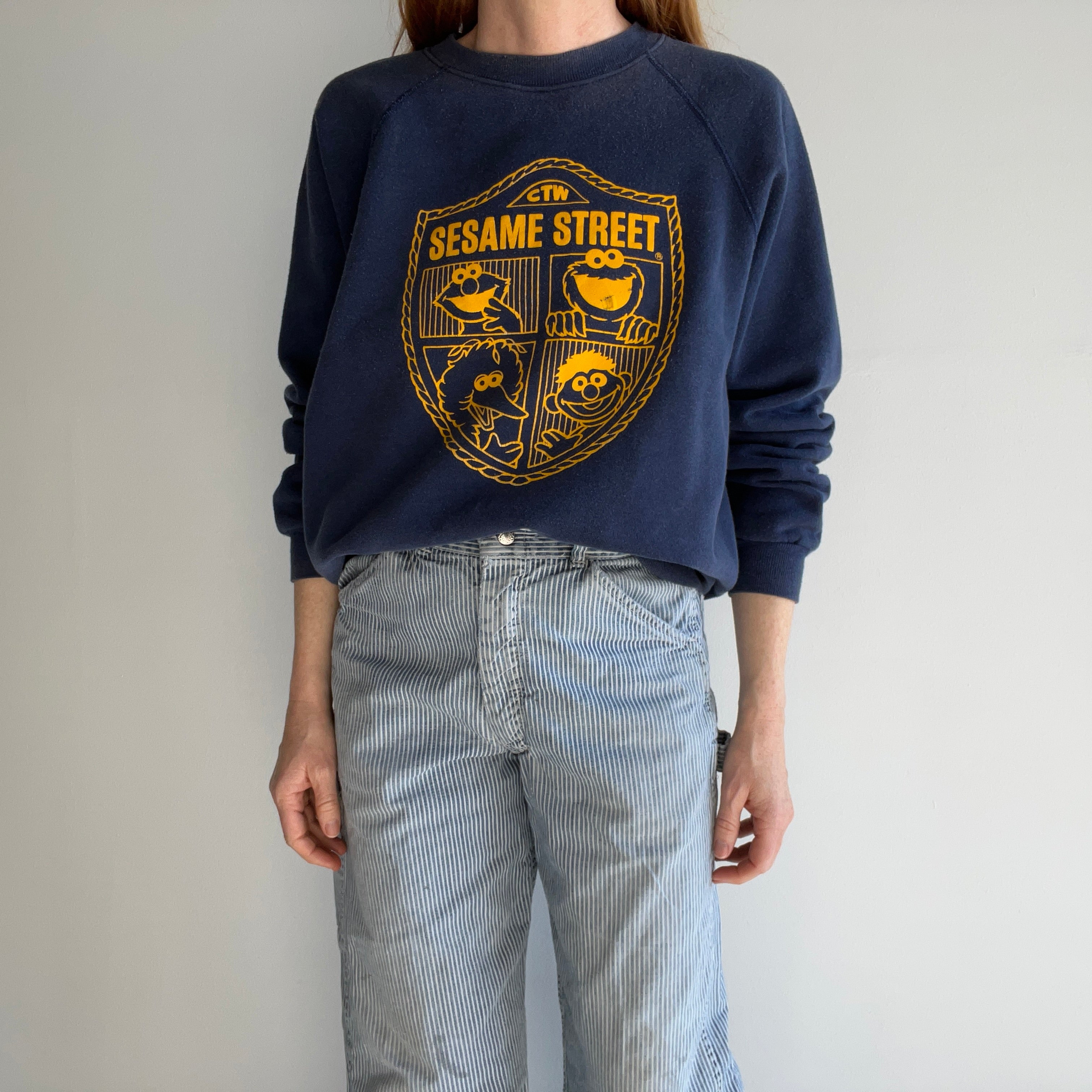 1980s Sesame Street Sweatshirt - WOWZA