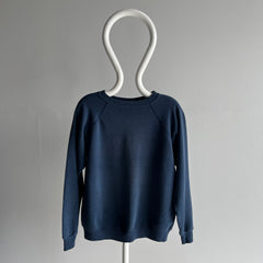 1980s Perfectly Faded Navy Raglan