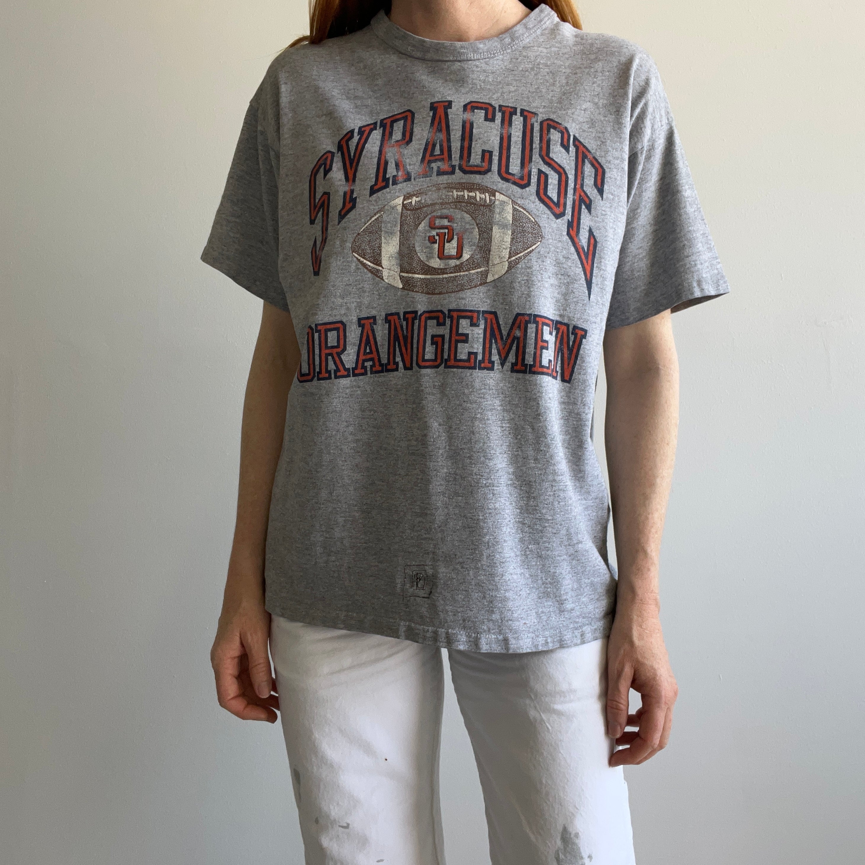 1980/90s Mended Syracuse Cotton T-Shirt by Champion - WOAH