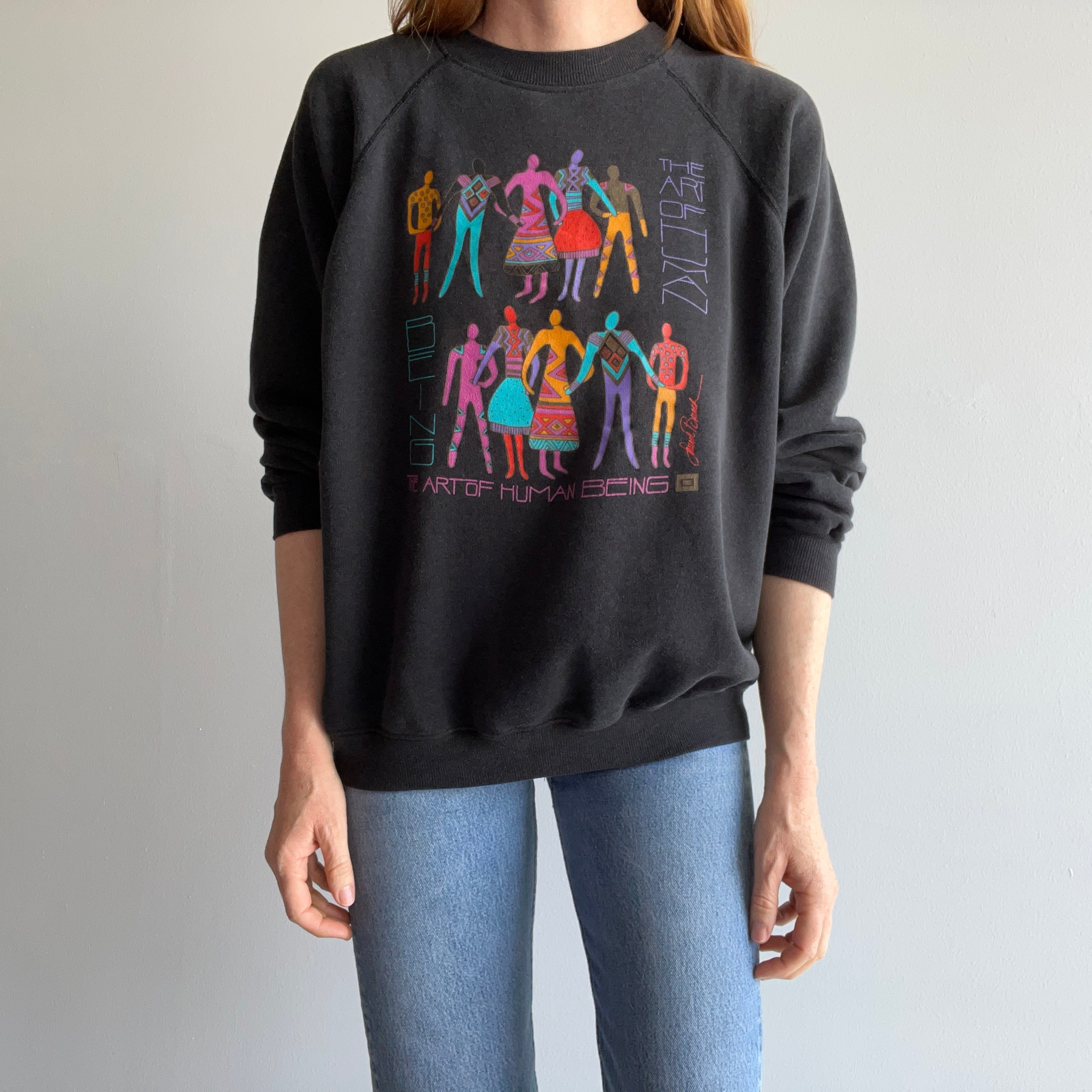 1980s The Art of Human Sweatshirt