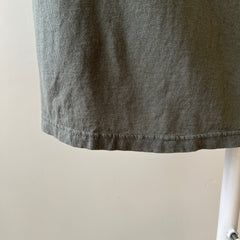 1980s Blank Sage Green T Shirt