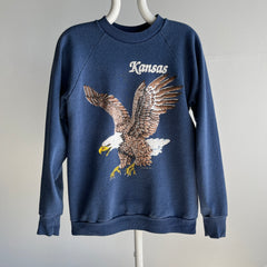 1990s Kansas Eagle Sweatshirt