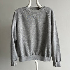 1980s McGreggor Single V Blank Gray Sweatshirt