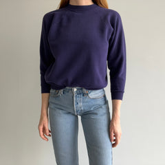 1990s Indigo Blue/Purple Blank Sweatshirt by HHW