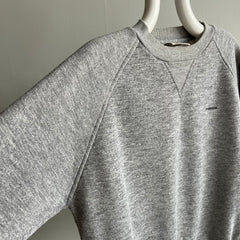 1980s McGreggor Single V Blank Gray Sweatshirt