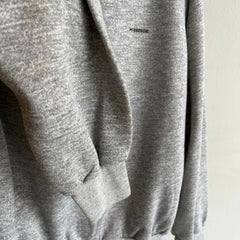 1980s McGreggor Single V Blank Gray Sweatshirt