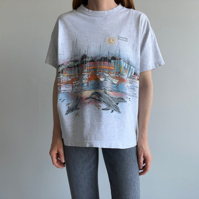 1980s OCEAN CITY Maryland Wrap Around T-Shirt