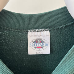 1980s/90s Blank Dark Green Raglan Sweatshirt