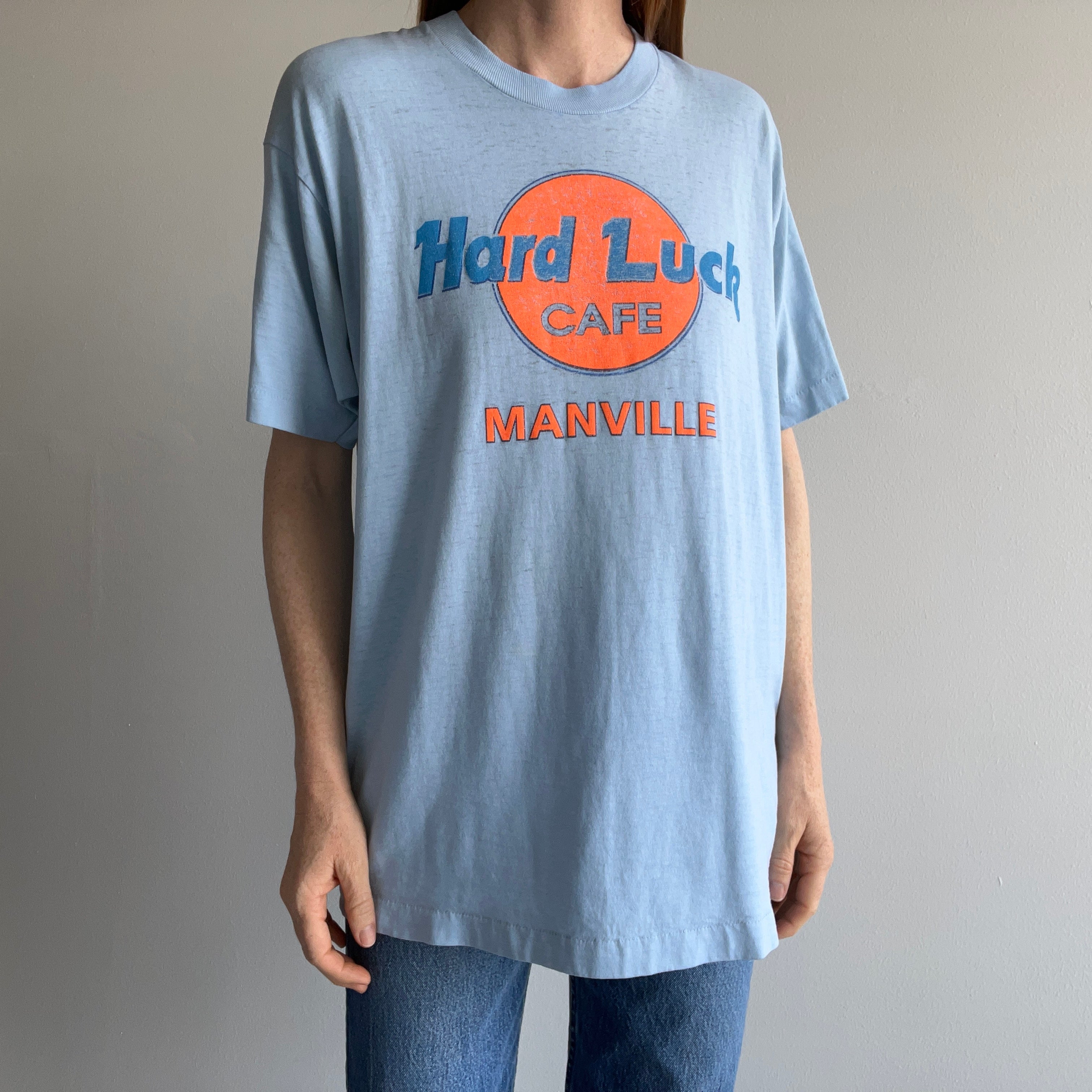 1990s Thinned Out Hard Luck T-Shirt