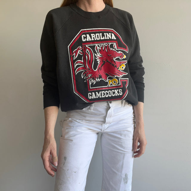 1980s Carolina Gamecocks 3D Emblem Sweatshirt - Oh My!