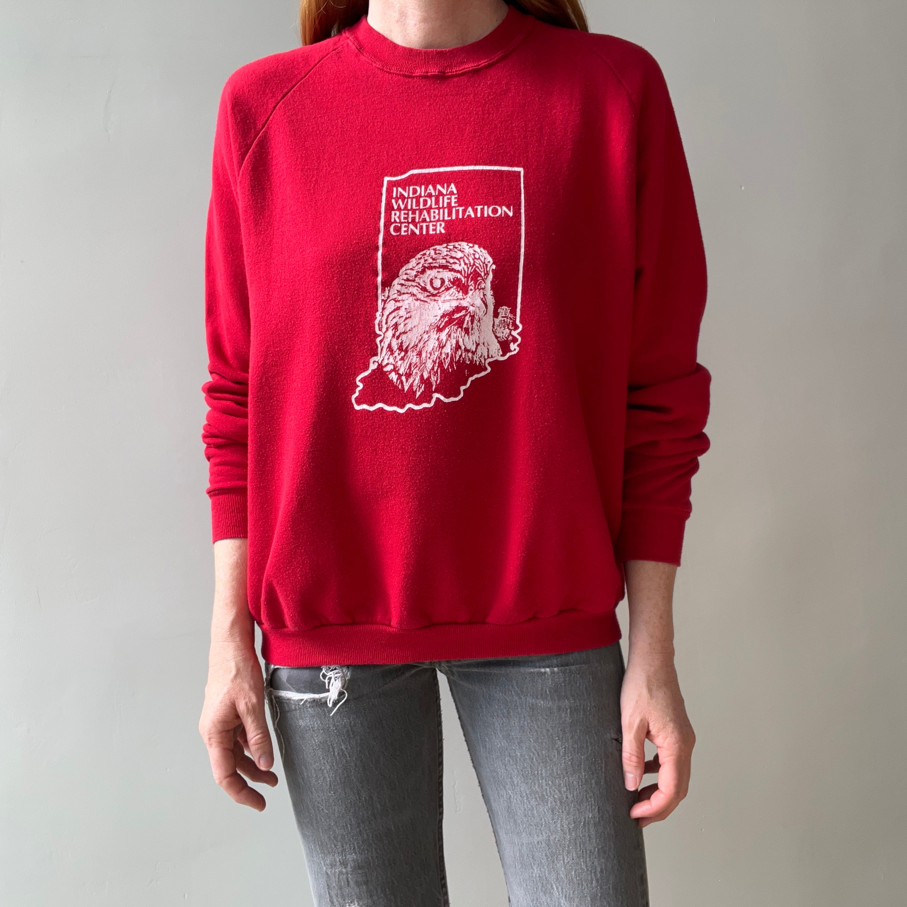 1980s Indiana Wildlife Rehab Center Sweatshirt