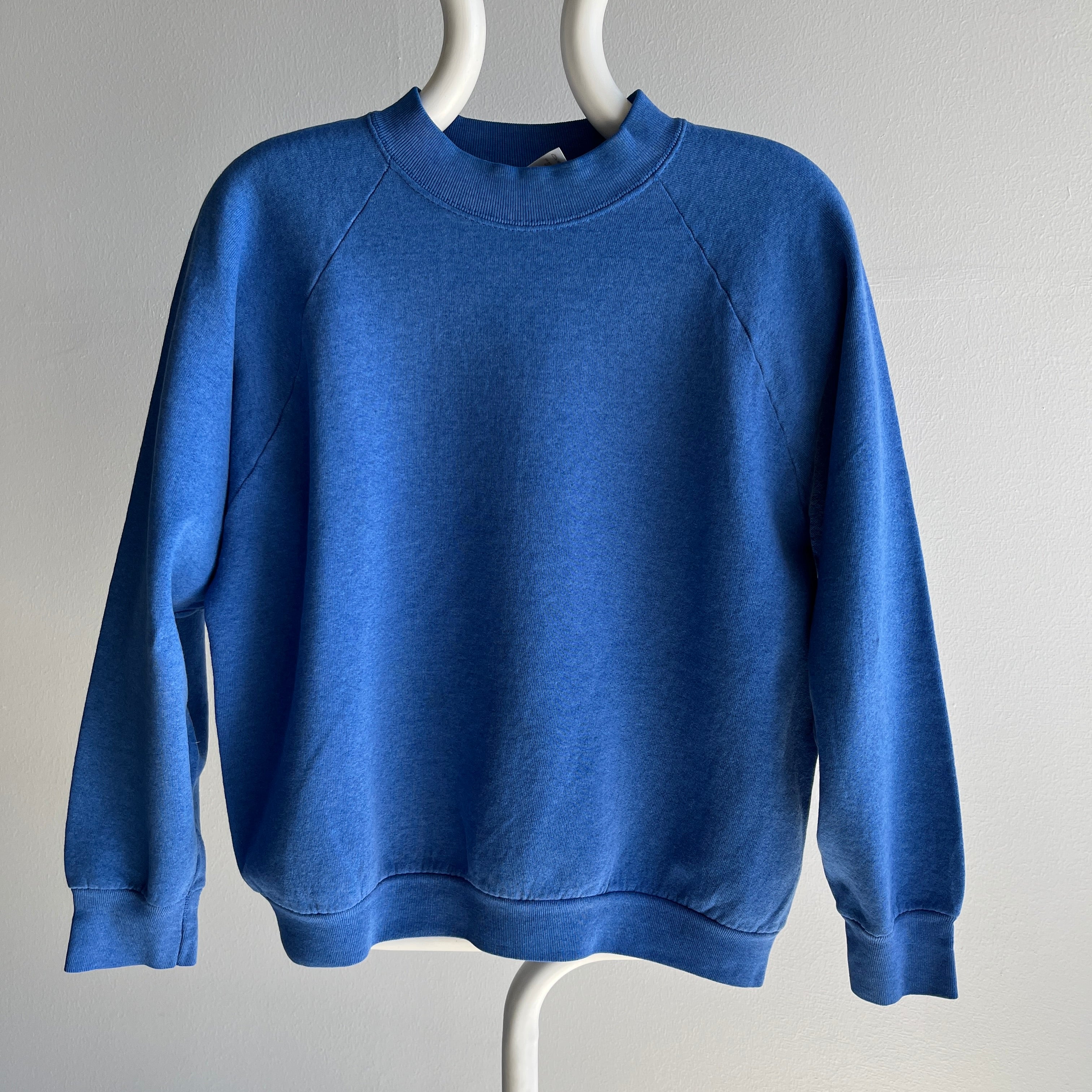 1980s Blank Blue FOTL Sweatshirt - Killer Cut