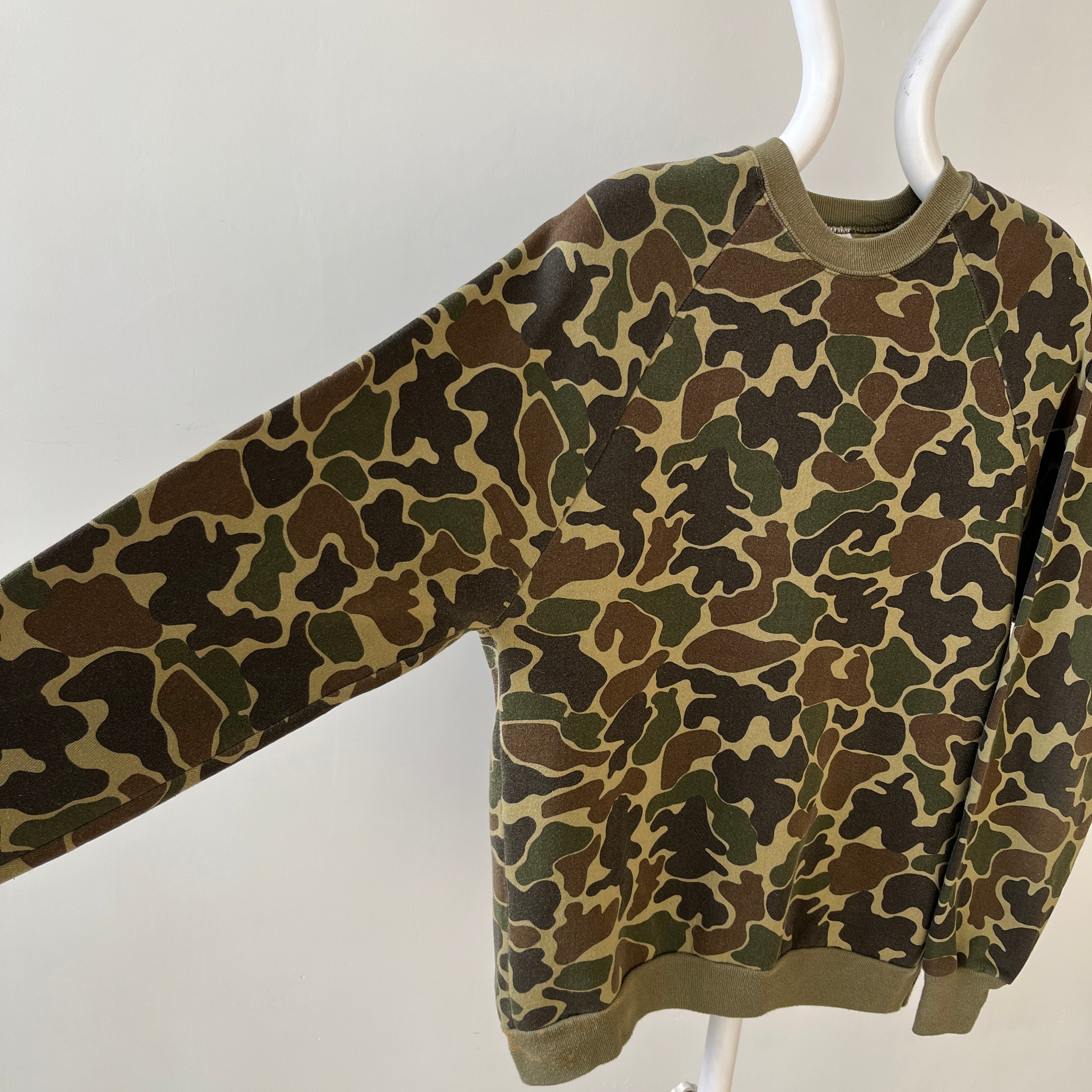 1970s/80s Camo Raglan Sweatshirt