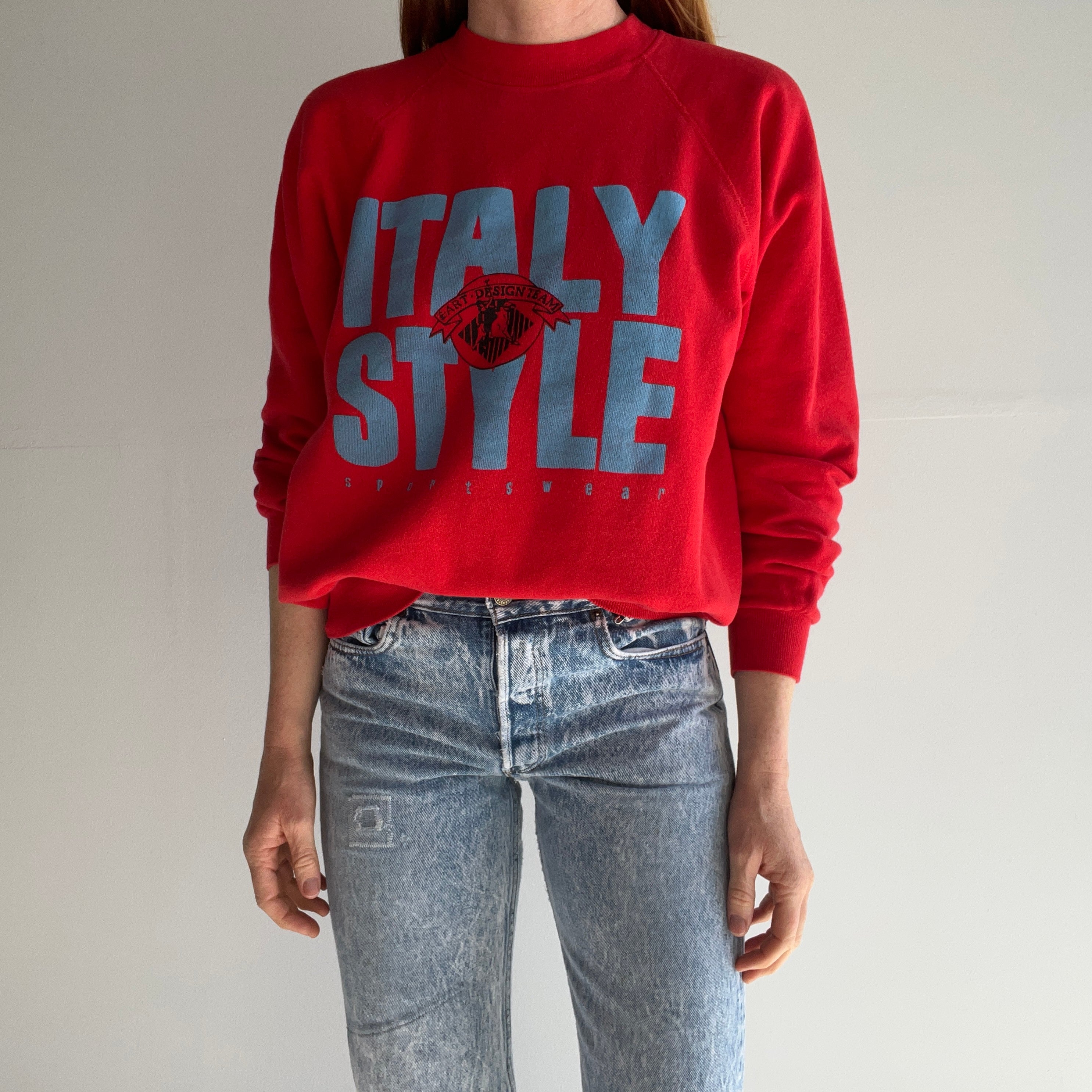 1980s Italy Style Sweatshirt - USA Made