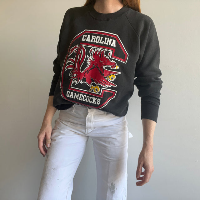 1980s Carolina Gamecocks 3D Emblem Sweatshirt - Oh My!