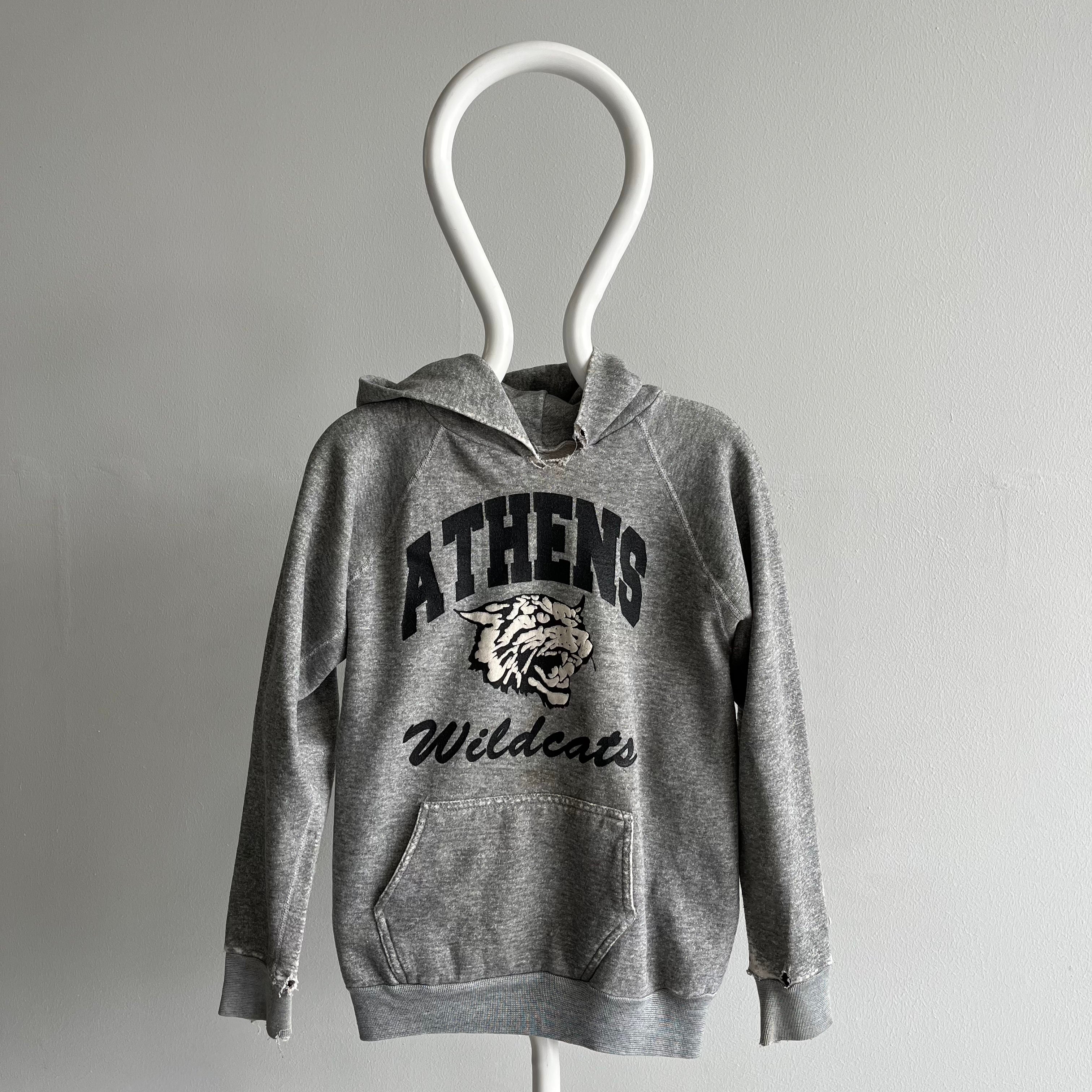 1970s Beat Up Wildcats Hoodie