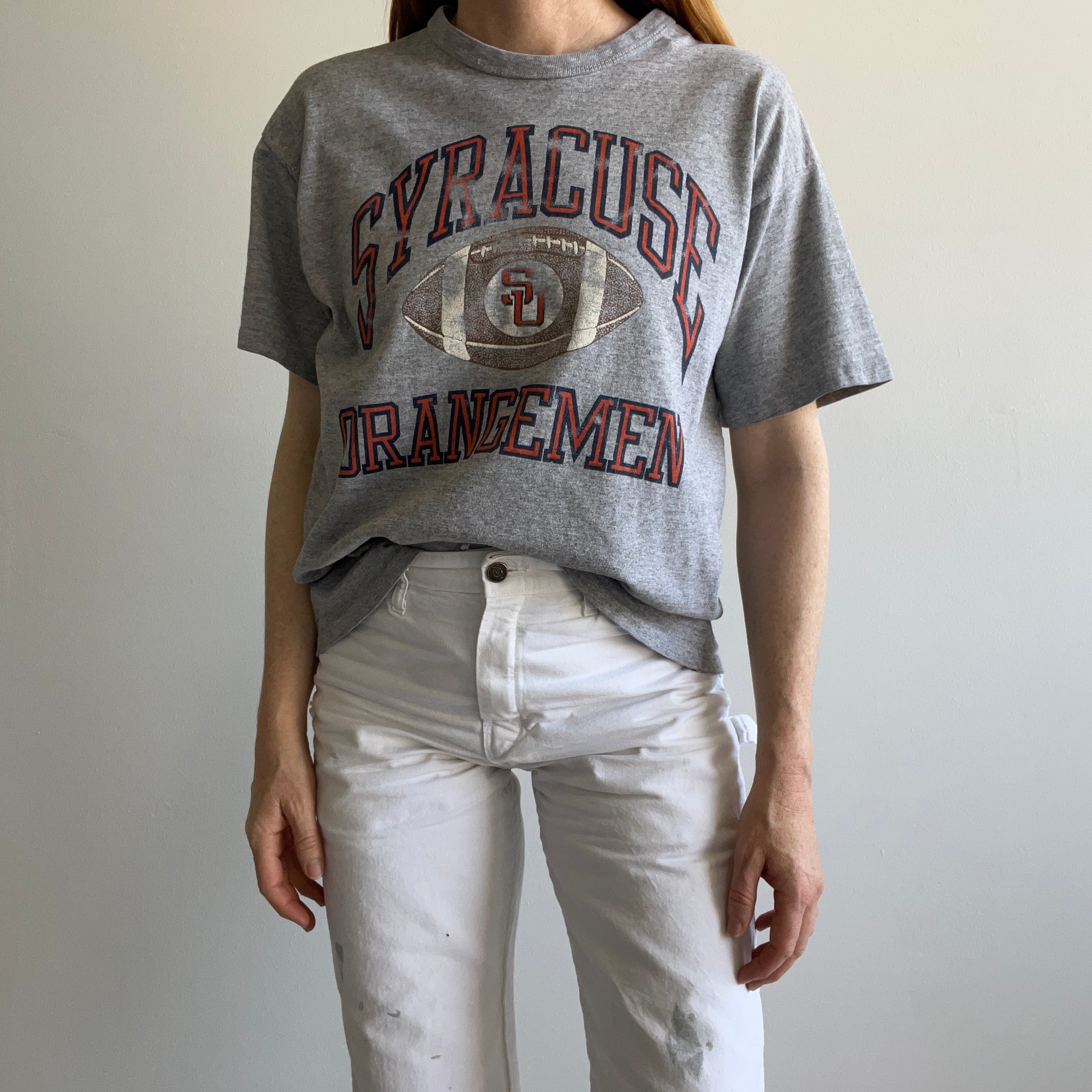 1980/90s Mended Syracuse Cotton T-Shirt by Champion - WOAH